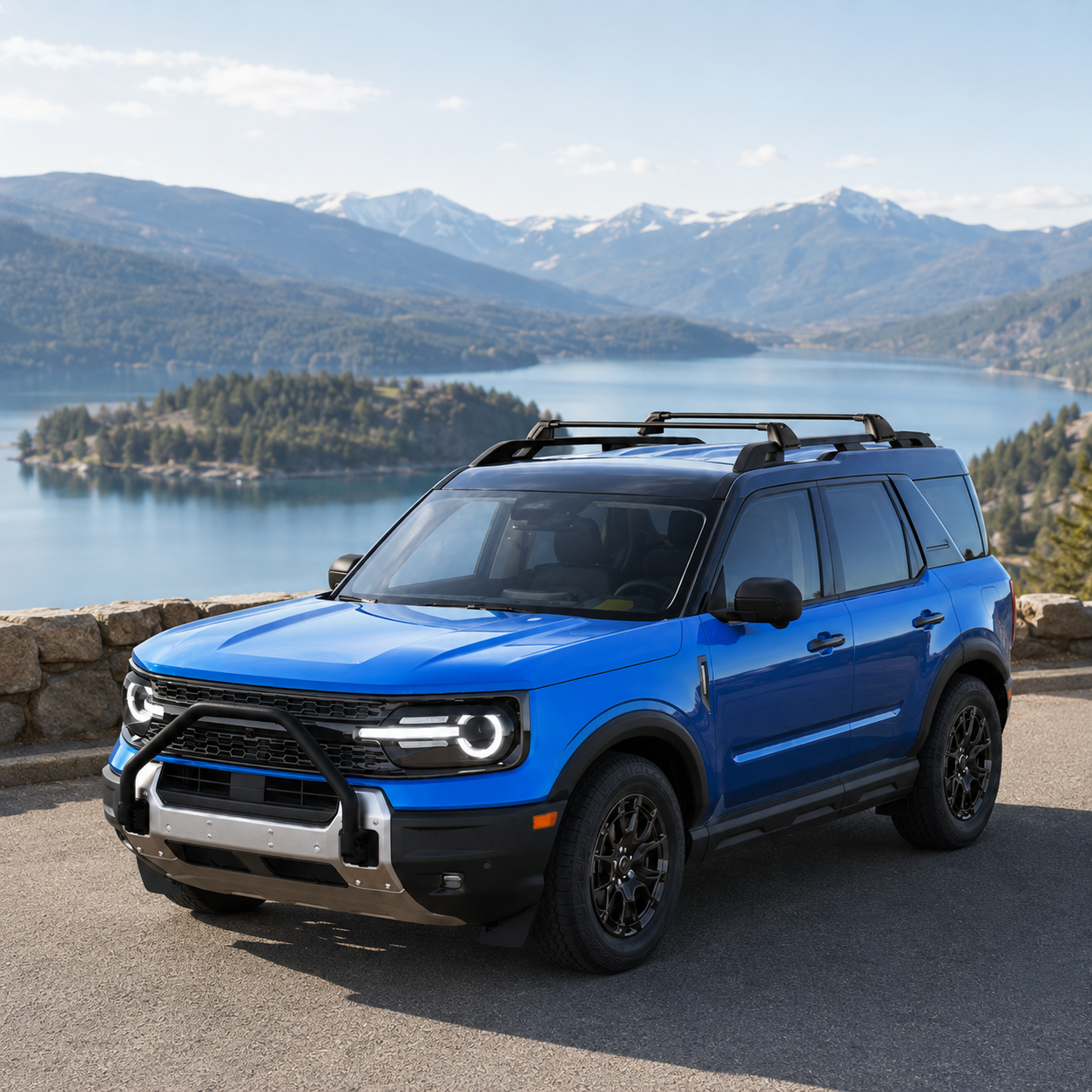 Roof Rack Cross Bars for 2021-2026 Ford Bronco Sport、Off Road/On Road