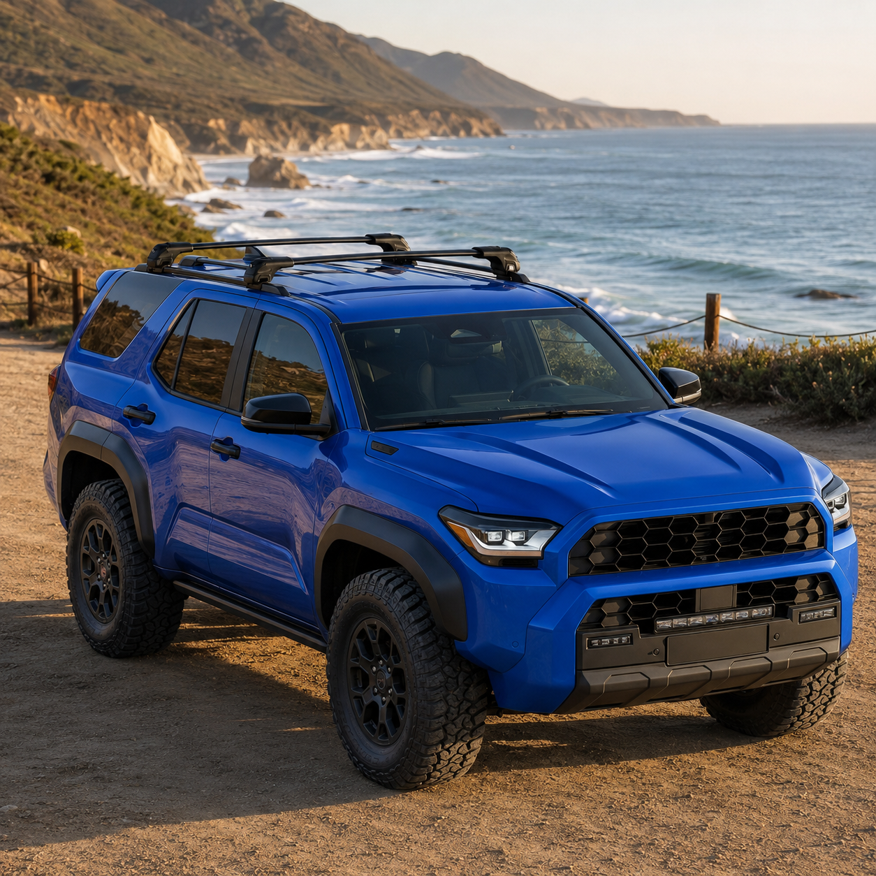 Roof Rack Cross Bars for  TOYOTA 4RUNNER 2025-2026 with Raised Side Rails