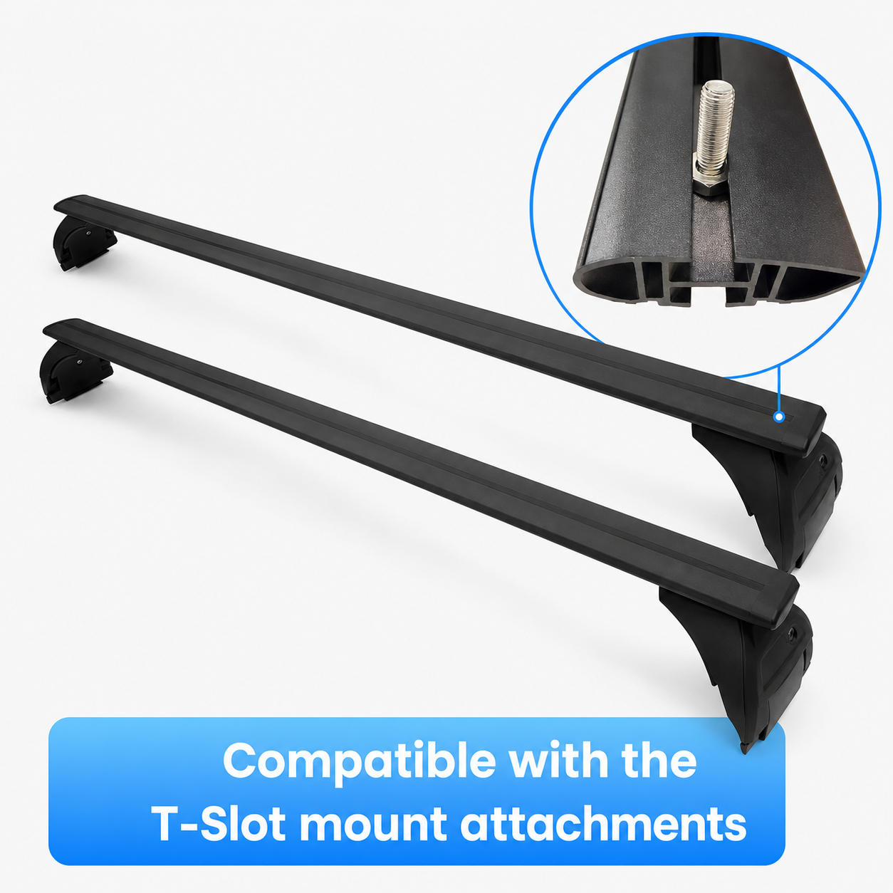Roof Rack Cross Bars for Jeep Wrangler JK 2007-2018 / JeepWrangler JL 2018+Jeep Gladiator JT 2019+ with hard top